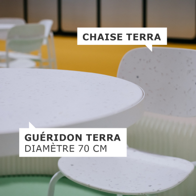 Gamme Terra - Chaise et guéridon