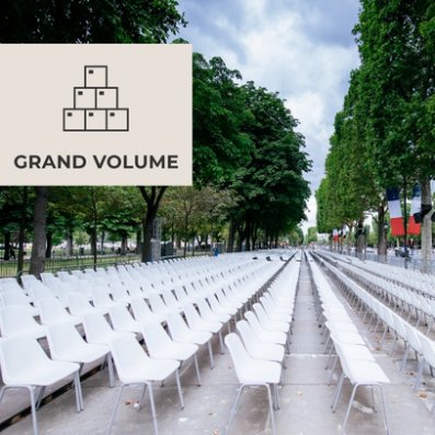 Mobilier à fort volume