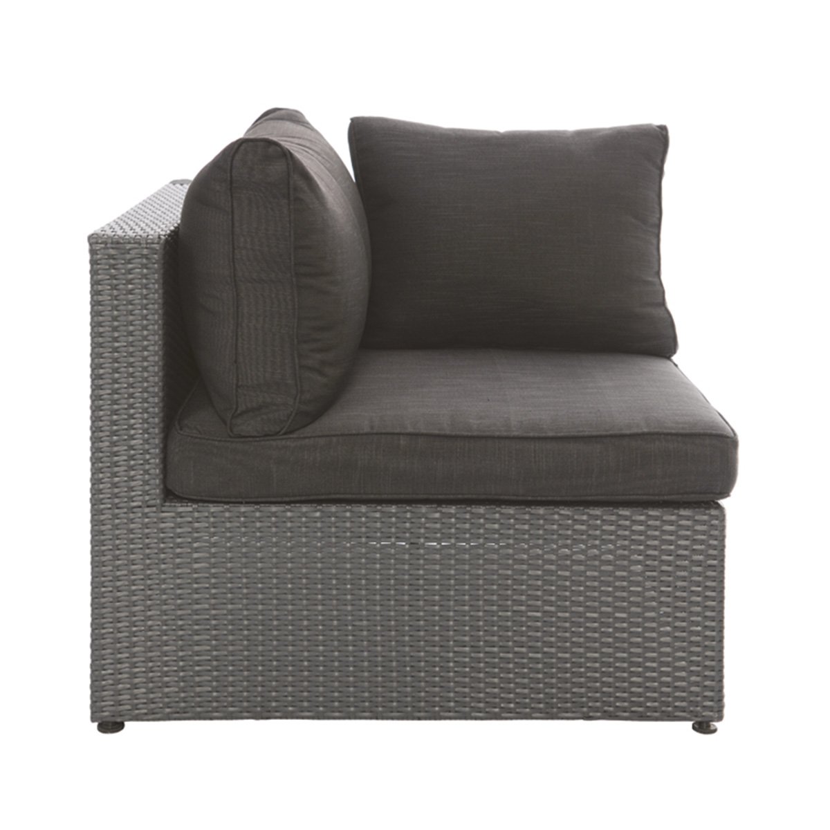 Braided  Low Armless Corner Chair