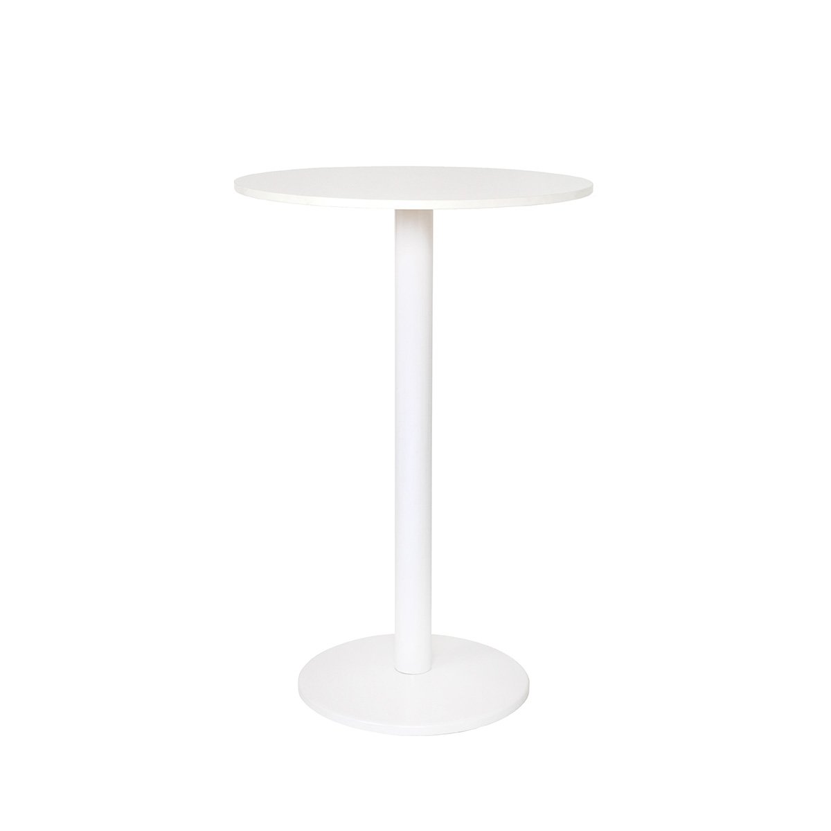 Stand Up High Table White Leg