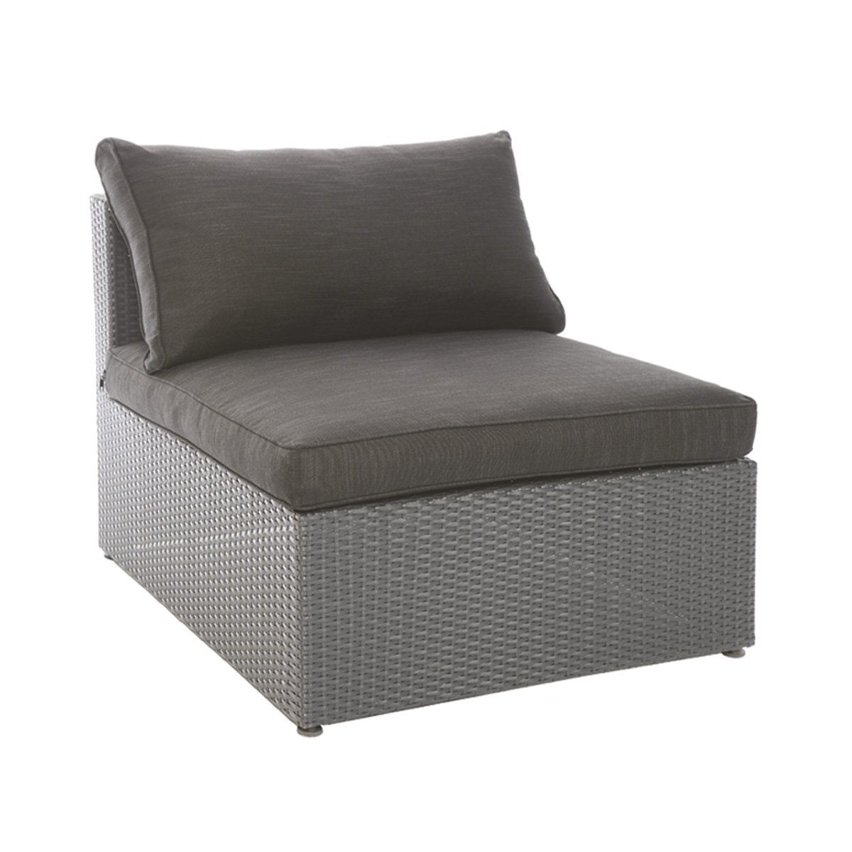 Braided  Low Armless Straight Chair