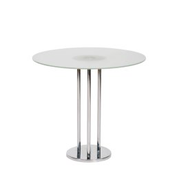 Rental Chaillot Pedestal Table Round Glass