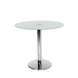 Rental Nymphéa Pedestal Table Round Glass