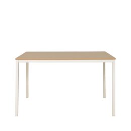Rental Mode Table White Leg & Wood