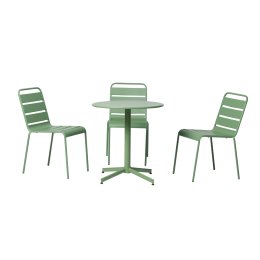 Location Ensemble Elios : 3 chaises Elios + 1 table Elios