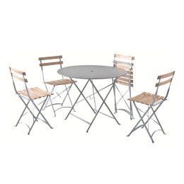 Rental Square Set: 4 Square Chairs + 1 Square Table