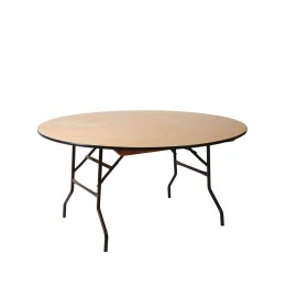 Rental Catering Wood Table Round 150 cm