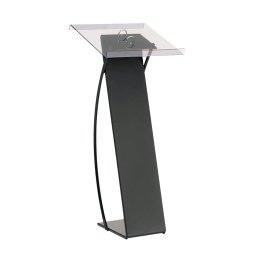 Rental Plexiglass Lectern Black
