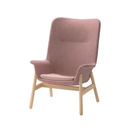 Pinkie High Armchair